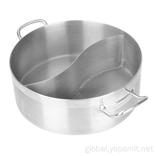 Sandwich Bottom Hot Pots Stainless Steel Compound Bottom Hot Pot Supplier